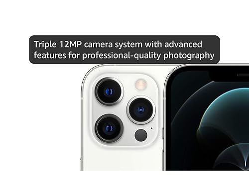 Amazon.com: Apple iPhone 12 Pro Max (256GB, Silver) [Locked] +